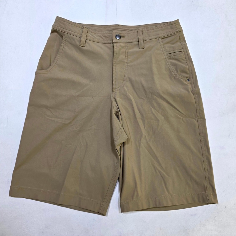 Lululemon Commission Shorts Mens 30 Khaki Tan Technical Performance Golf Casual